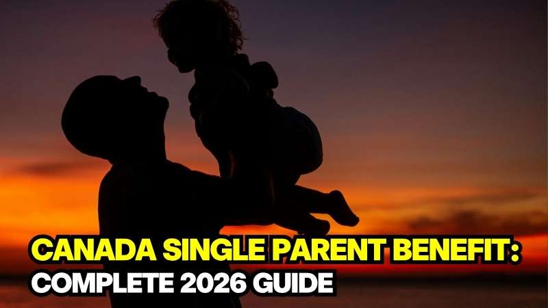 A happy single father piggybacking his daughter in a park, representing the various Canada single parent benefits available for families.